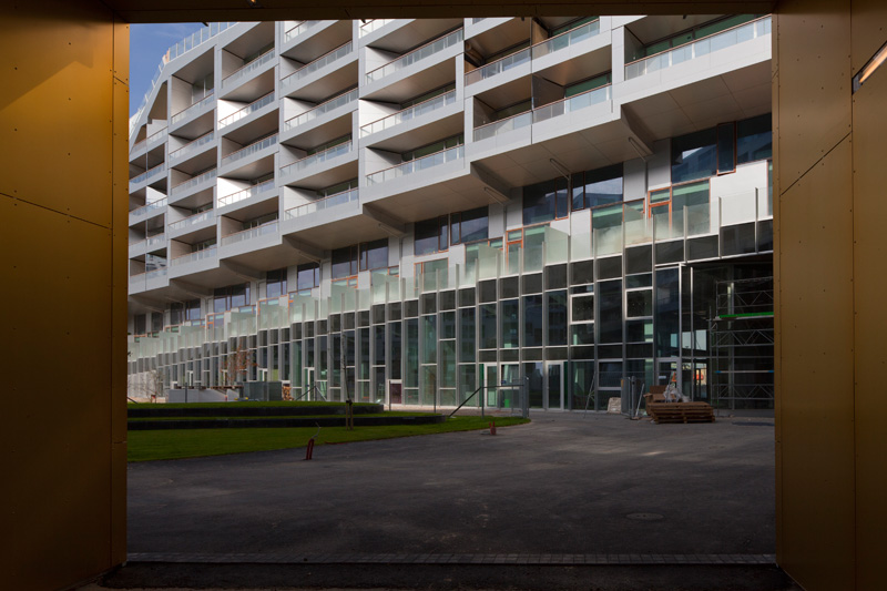 Innenhof des Wohnblocks 8-Tallet (Ingels 2010)
